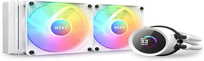 Kraken 240 RGB - Rl-Kr240-W1-240Mm AIO CPU Liquid Cooler - Customizable 1.54'' Sq