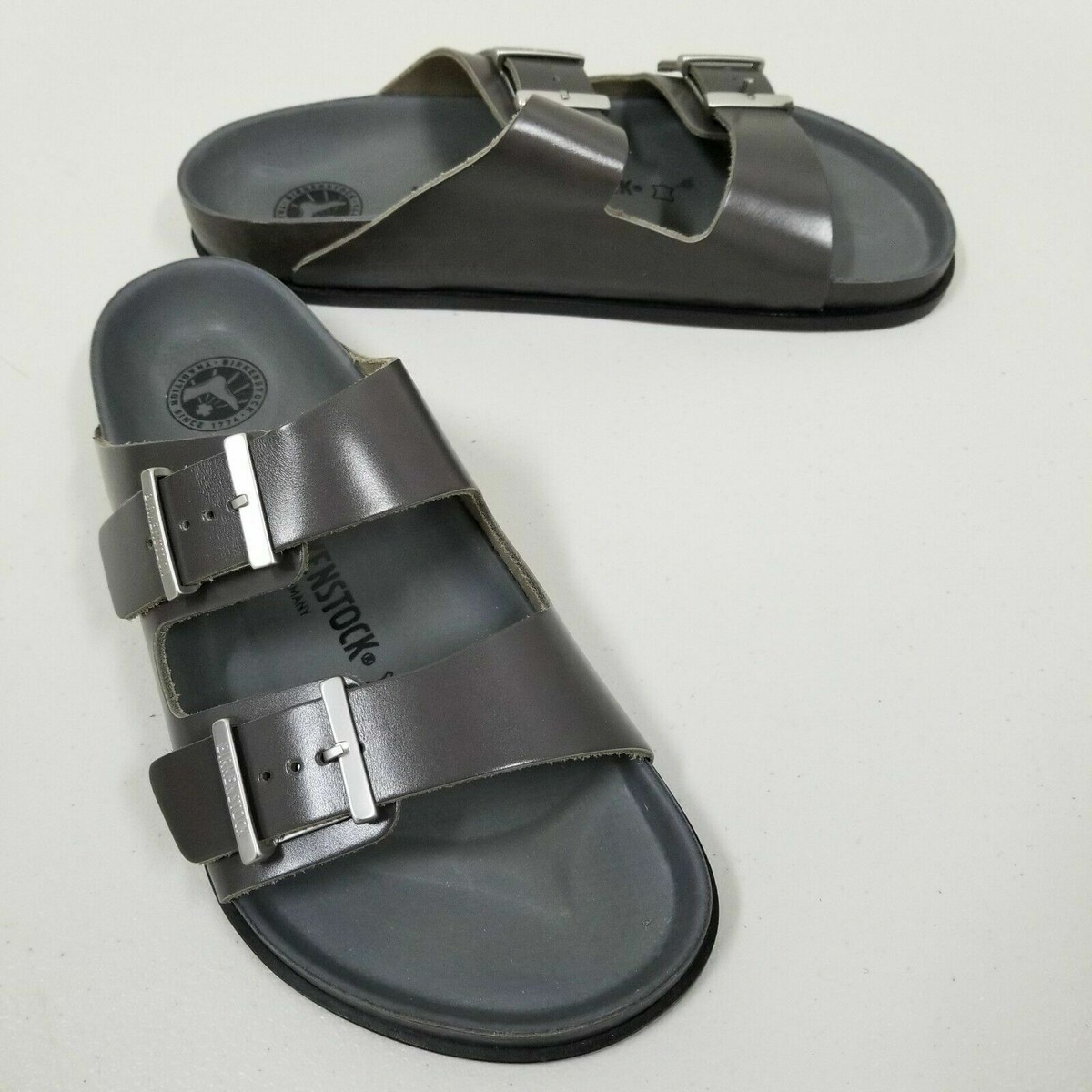 New w/o Box Birkenstock Arizona Avantgarde Premium Anthracite Narrow Select Size