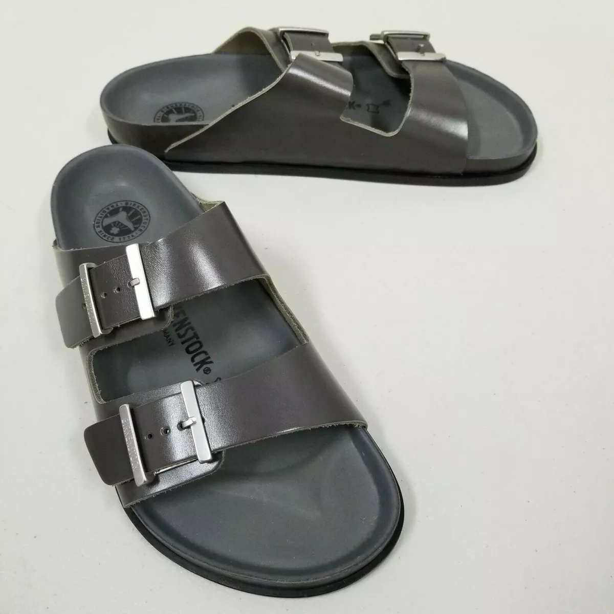 New w/o Box Birkenstock Arizona Avantgarde Premium Anthracite Regular  SelectSize