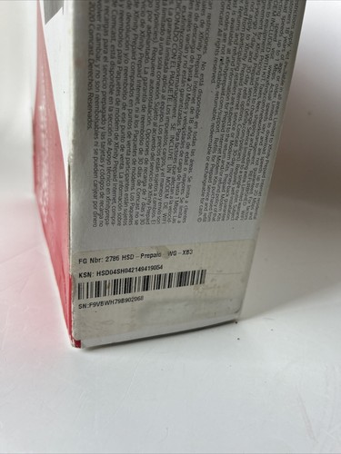 Sealed 2786 HSD-Prepaid-WG-XB3 Prepaid Internet Modem Kit Unopened - Picture 6 of 7