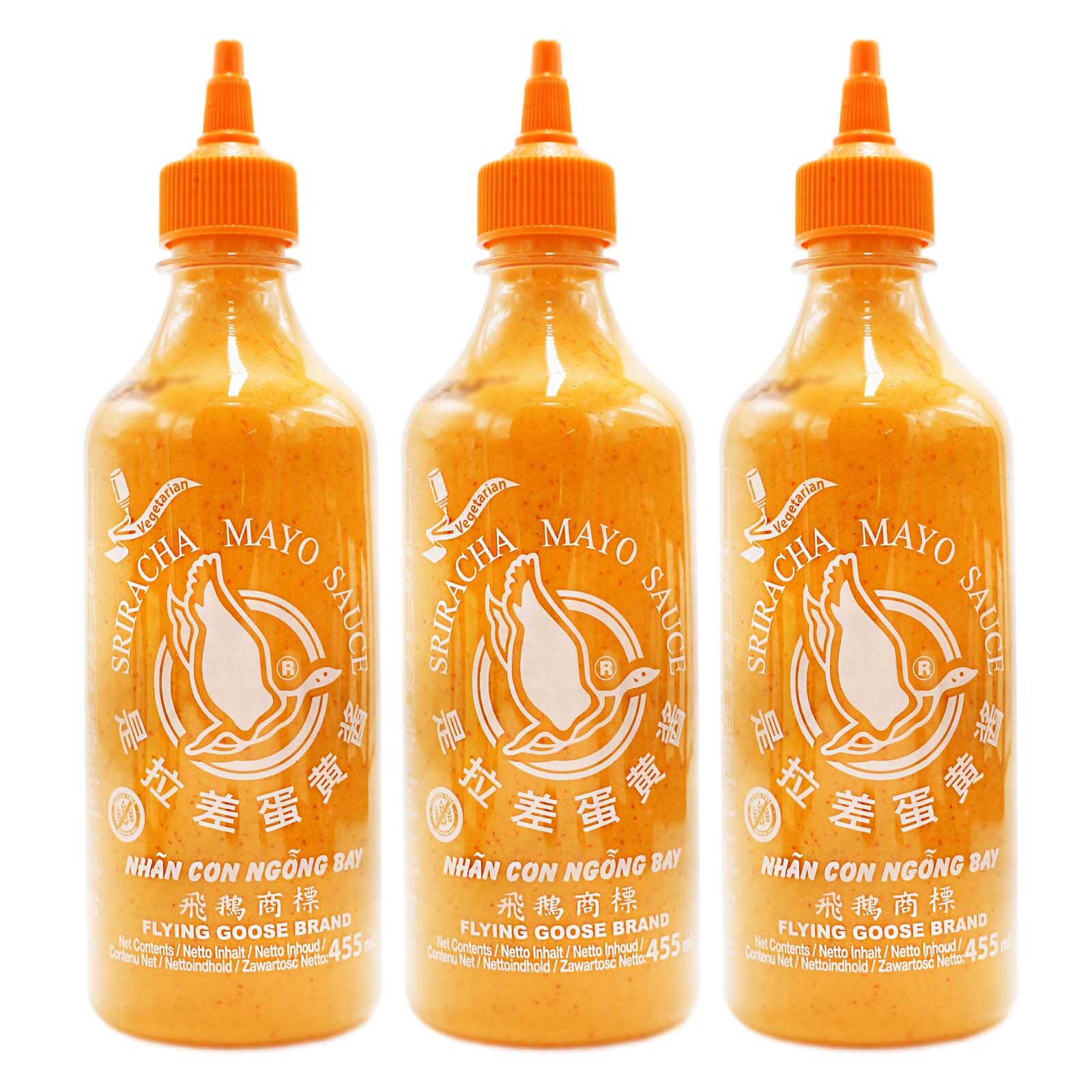 Flying Goose Sriracha Mayo Sauce 3x455ml Sriracha Chilisauce mit Mayo