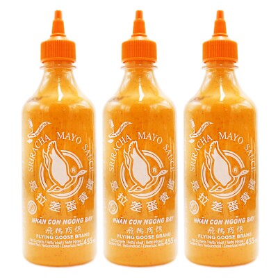 Flying Goose Sriracha Mayo Sauce 3x455ml Sriracha Chilisauce mit Mayo