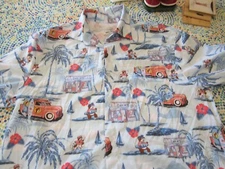 Buc-cee's Button Down Short Sleeve Shirt - Blue - Medium