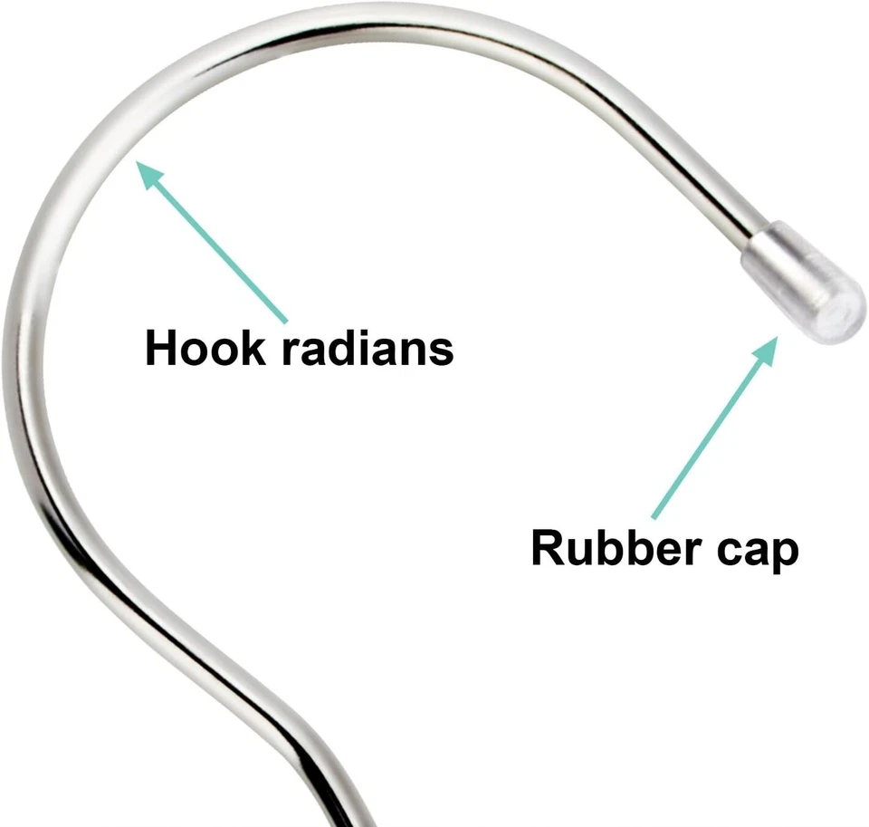 Paquete de 40 perchas de alambre de acero inoxidable de metal resistente para ropa Foto 4 de 4