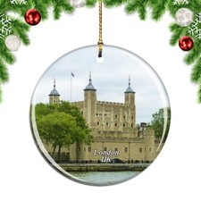 UK England London Tower Christmas ornament city travel souvenir