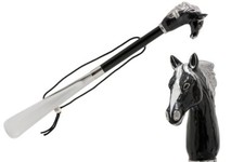 Pasotti Black Horse Shoehorn Gift Box included New