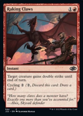 MTG Jumpstart 2022 C Raking Claws #584 PLAYSET 4x x4