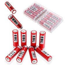 14500 Battery 800mAh Lithium-ion Li-ion 3.7V Rechargeable Batteries W/ Box Lot