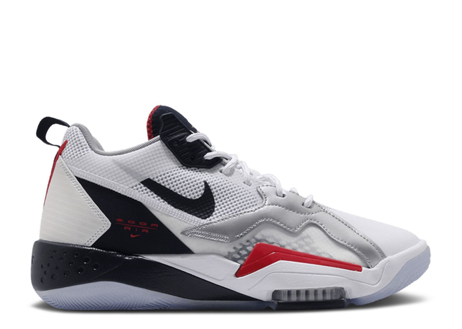 Nike Jordan Zoom 92 Olympic Retro White Obsidian Silver Red CK9183-101 sz 12.5