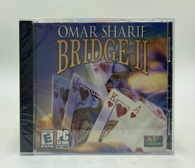 Omar Sharif Bridge II (PC, 2004) *New & Sealed* Rare