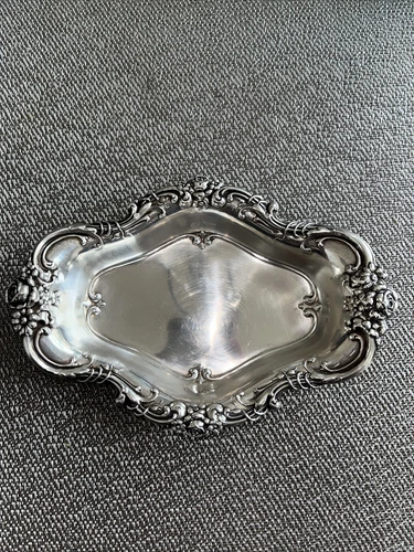 WALLACE STERLING MEADOW ROSE #4114 Bon-Bon Bowl 68.8g