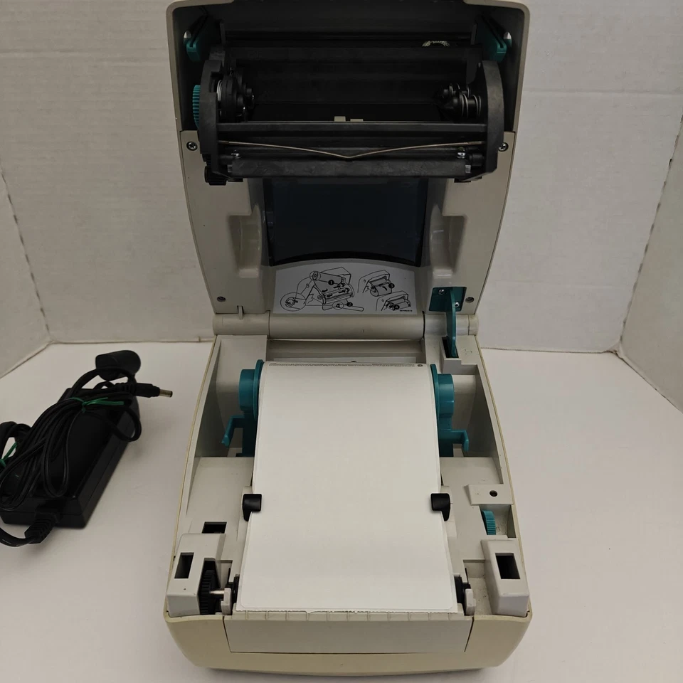 Zebra TLP 2844 Label Thermal Printer USB/Serial/Parallel w/Power Supply - Image 4 of 4