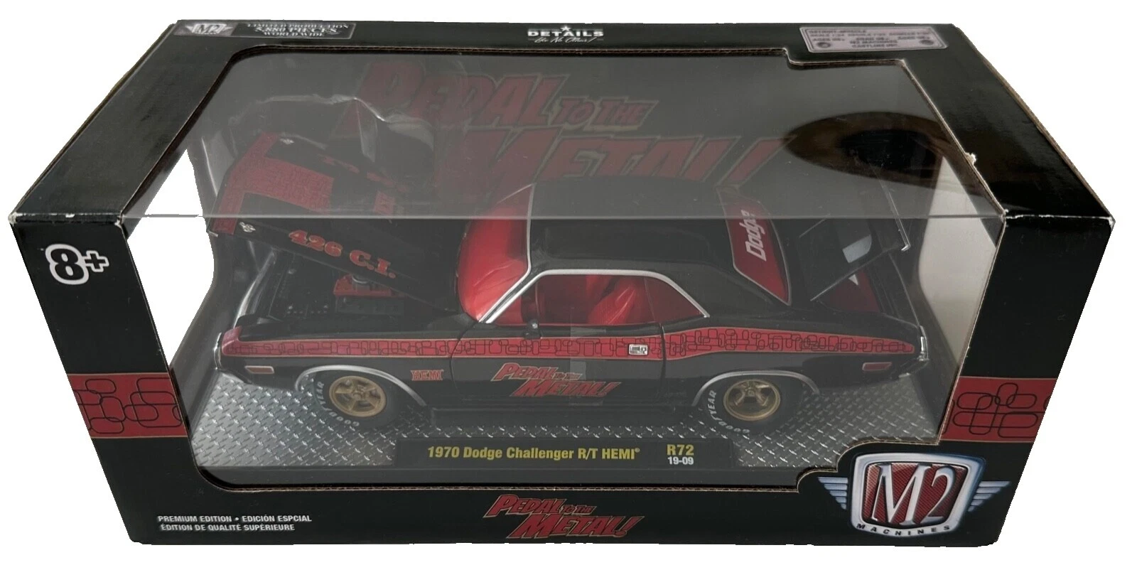 1:24 M2 Machines Dodge vehículos diecast y de juguete