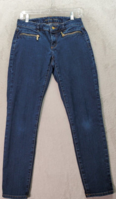 Michael Kors Jeans Women Size 2 Blue Denim Dark Wash Low