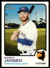 2022 Topps Heritage Danny Jansen #450 Short Print SP Toronto Blue Jays