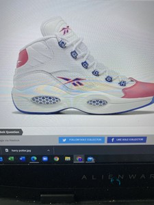 reebok question size 10