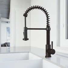 Vigo Edison VG02001MB Pull-Down Sprayer Kitchen Faucet
