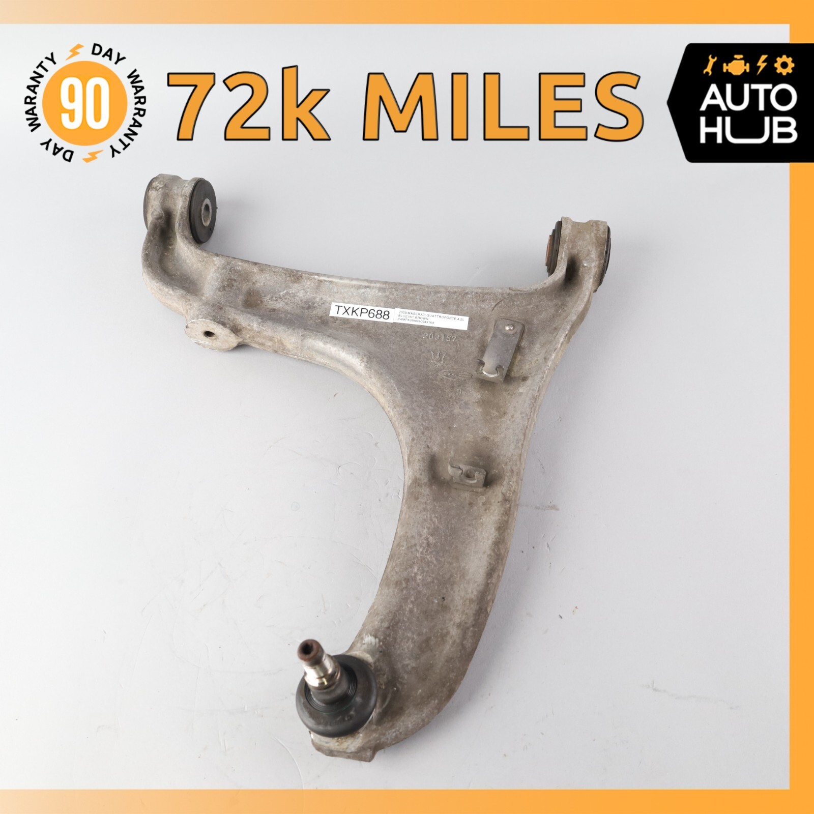 03-10 Maserati Quattroporte M139 Lower Control Arm Rear Right Side OEM 72k
