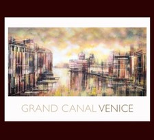 Grand Canal Venice Travel Print, Venice Poster Print By Marc Todd - Size A2