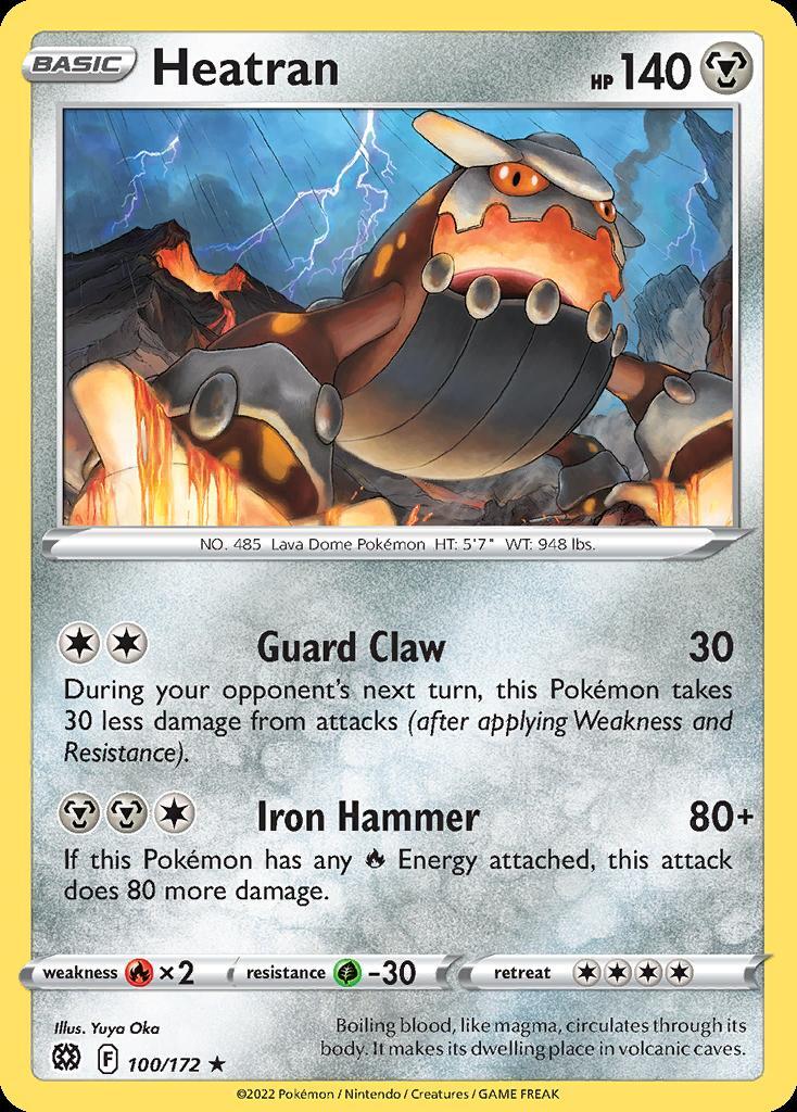 Pokemon Heatran (100/186) Brilliant Stars LP
