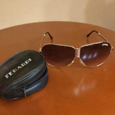 Ferrari folding sunglasses Vintage Junk come with case used