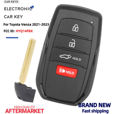 北米トヨタ　venza 2021年〜　スマートキー　80ハリアー New For 2021 2022 2023 Toyota Venza Smart Key Keyless Remote 4B