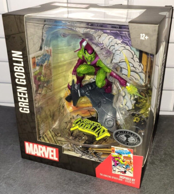 Mcfarlane Marvel PLATINUM GREEN GOBLIN Spider-man #312 1:10 Scale Chase Sealed