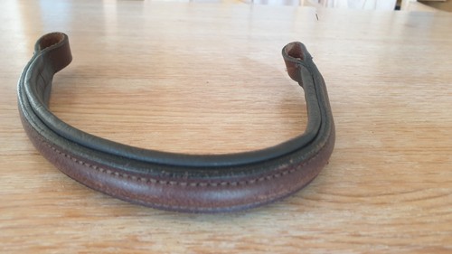 Stirnriemen Leder für Trense Braun Reiten Pferde Reitsport Stirnband Reitschule - Bild 2 von 10