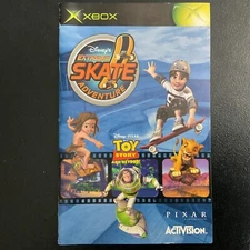 Disney's Extreme Skate Adventure Microsoft XBOX Instruction Manual Only
