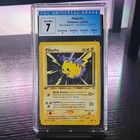 Pokémon TCG Pikachu 70/111 Neo Genesis 1st Ed Regular English 2000 CGC 7