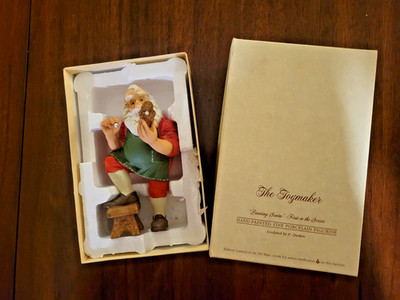 ''The Toymaker'' Hallmark Hand-Painted Fine Porcelain Figurine. New in Box!