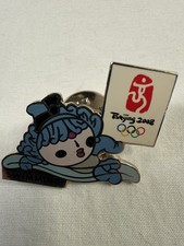 Beijing 2008 Summer Olympics Mascot Beibei The Fish Swimming Pin Souvenir Blue