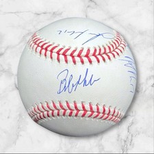 San Francisco Giants Signed Autographed Team Baseball Heliot Ramos