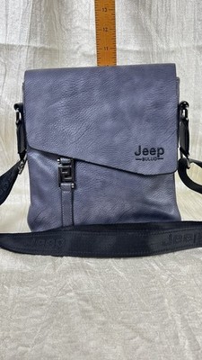 Jeep Buluo BlueGray Crossbody Bag Minimalist Unisex Messenger Everyday Carry