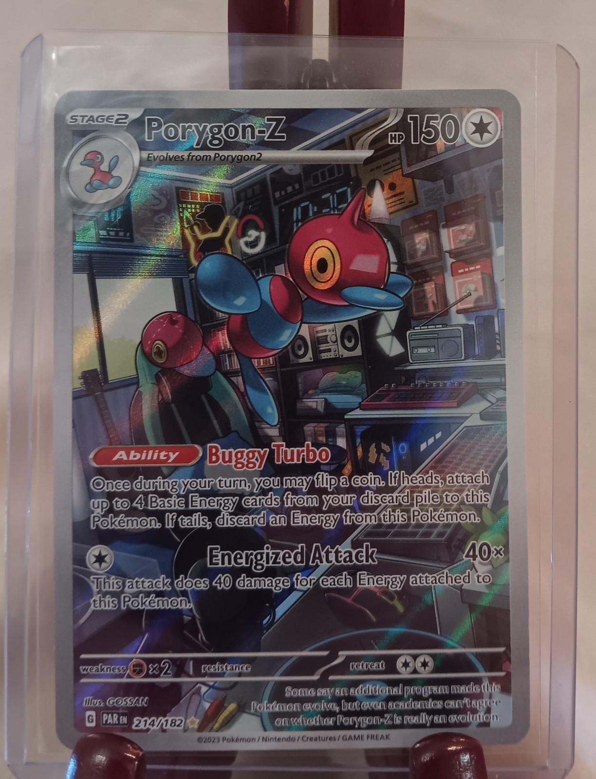 Porygon-Z IR 214/182 SV04: Pokemon Paradox Rift Holo NM/M