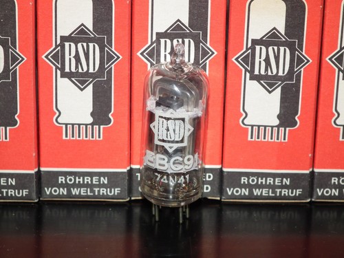 EBC91 RSD NOS NIB 6AV6 Doppeldioden Triode European Radio Receiver 60er 70er - Bild 1 von 3