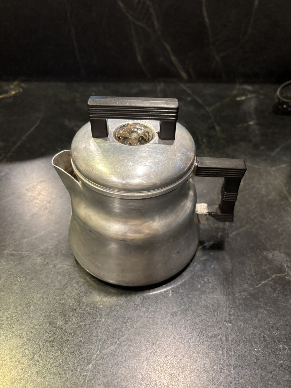 Vintage Wear-Ever Aluminum Coffee Pot Percolator 3002 1-2 Cup Complete