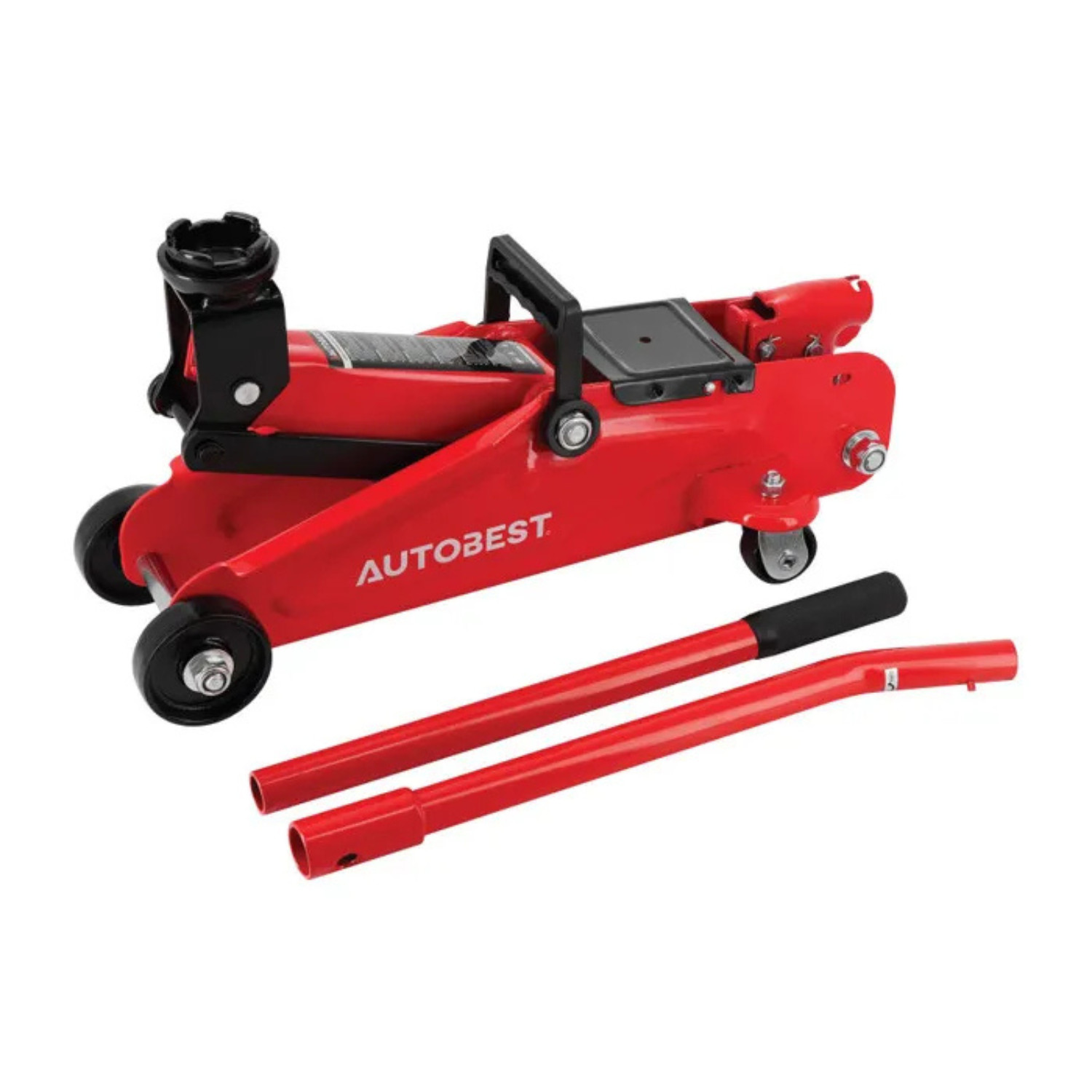 Cric hydraulique roulant 1,5T pour levage de voiture compacte