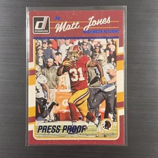 2016 Donruss - Matt Jones #293 Press Proof Blue