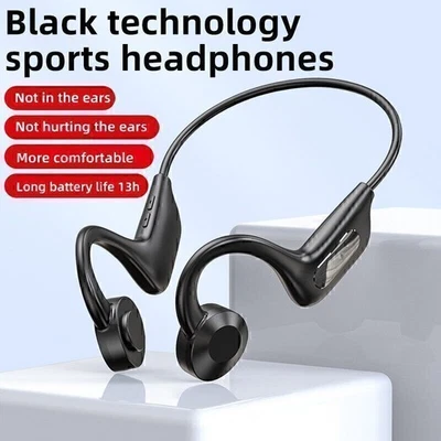 Bone Conduction Headphones Bluetooth 5.1Wireless Earbuds Outdoor Sport Headset
