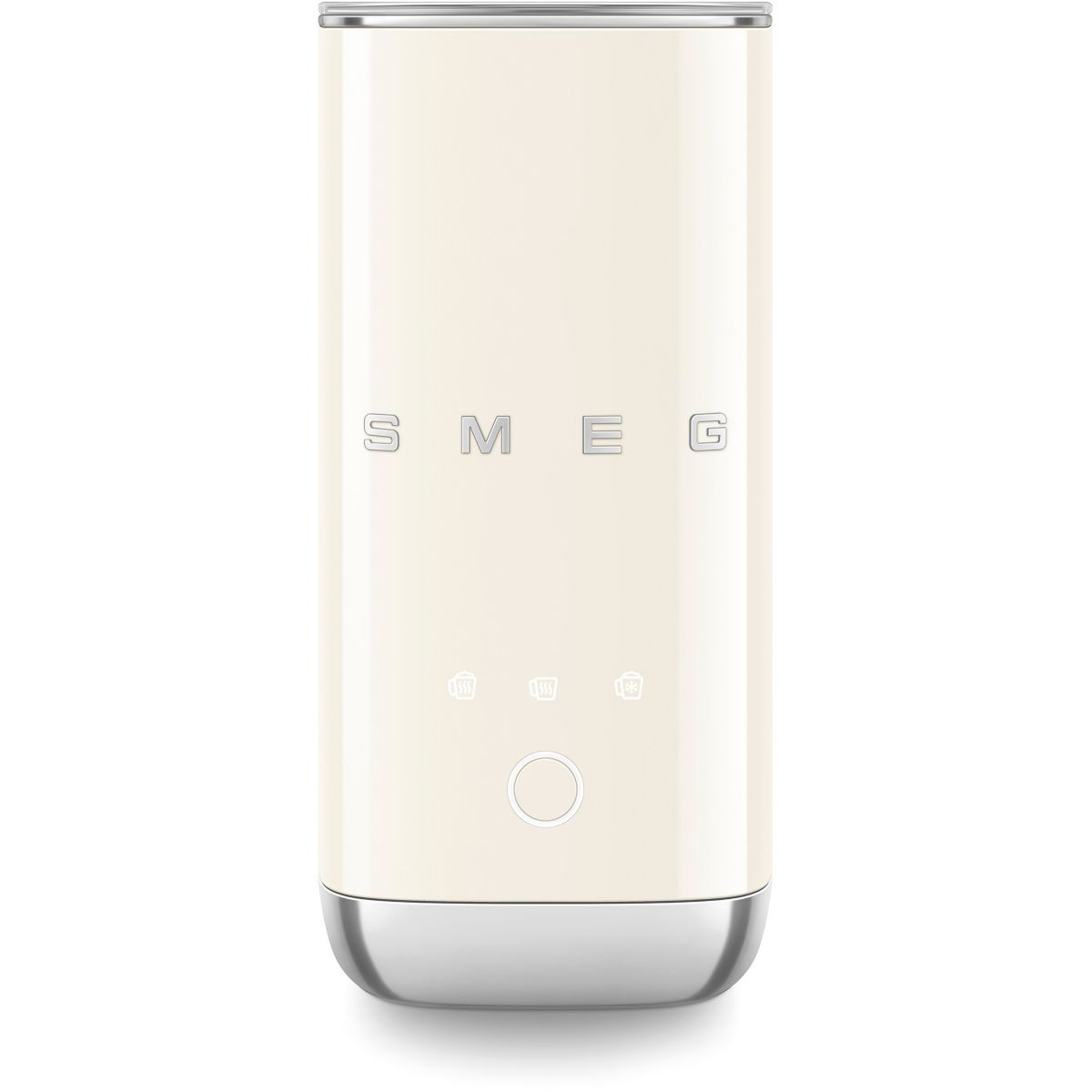 Mousseur à lait SMEG crème MFF02CREU : émulsionneur nomade chaud et froid rétro 500W