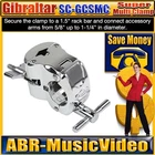 Gibraltar SC-GCSMC 1.5" Chrome Drum Rack Super Multi Clamp/ 1 Year Warranty