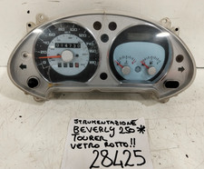STRUMENTAZIONE PIAGGIO BEVERLY 250 TOURER 2008 2010  VEDI📷 VETRO ROTTO!!!