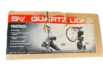 SMITH VICTOR CORP SV Quartz Light Q250 250W WITH BOX- Working 3200k
