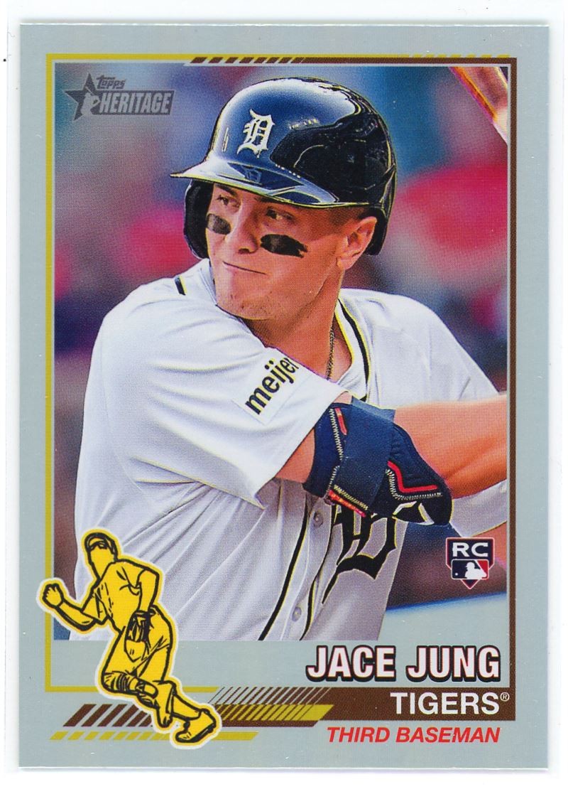2025 Topps Heritage Redefined Foil Jace Jung Detroit Tigers #76R
