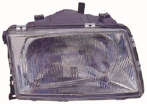 ABAKUS Headlight 441-1108R-LD-E Right Side H4 for Audi 1982-1990