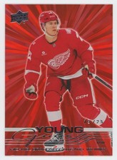 2025-26 UPPER DECK SERIES 2 Michael Brandsegg-Nygard YOUNG GUNS OUTBURST RED /25