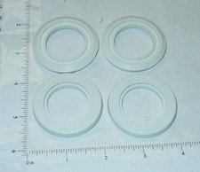 Set of 4 Tonka Whitewall Tire Insert Replacement Toy Parts TKP-040-4