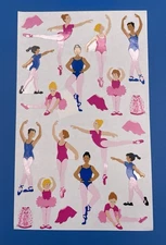 Mrs. Grossman's Stickers Dance Ballet Girls Teens Scrapbook