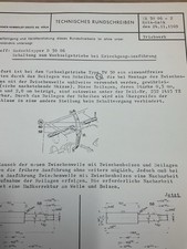 Techn. Rundschreiben, KHD Deutz Schlepper D 5006, Schaltung, Original von 1969